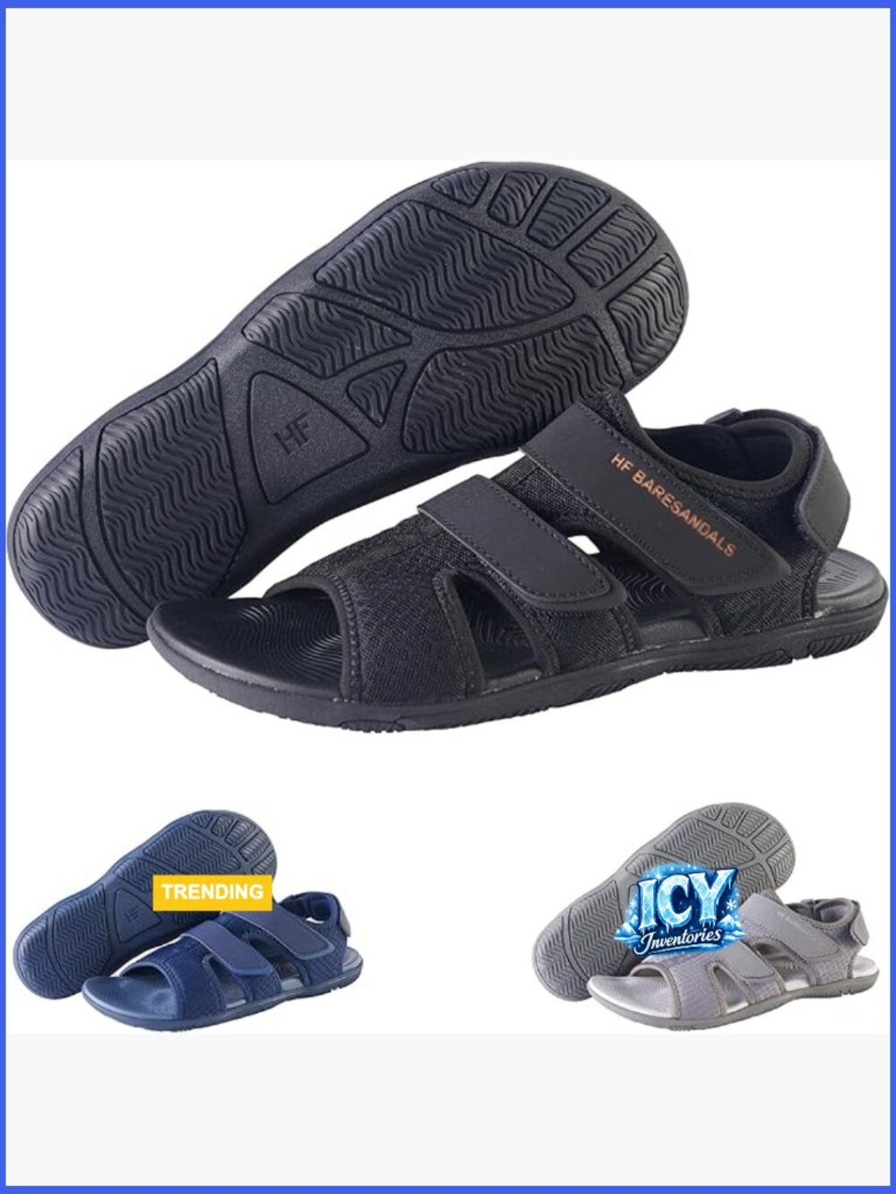 Barefoot Adjustable Sandals Zero-Drop Athletic Sandals